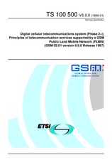 Standard ETSI TS 100500-V6.0.0 11.1.1999 preview