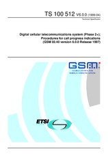 Standard ETSI TS 100512-V6.0.0 30.4.1999 preview