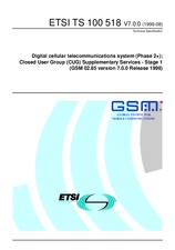 Standard ETSI TS 100518-V7.0.0 13.8.1999 preview