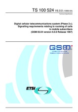 Standard ETSI TS 100524-V6.0.0 29.4.1999 preview