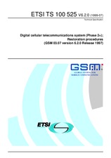 Standard ETSI TS 100525-V6.2.0 30.7.1999 preview