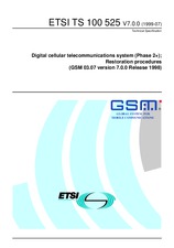 Standard ETSI TS 100525-V7.0.0 30.7.1999 preview