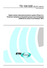 Standard ETSI TS 100539-V6.0.0 30.4.1999 preview