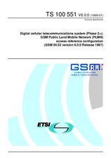 Standard ETSI TS 100551-V6.0.0 22.1.1999 preview