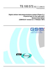 Standard ETSI TS 100573-V6.1.1 31.7.1998 preview