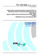 Standard ETSI TS 100589-V6.0.0 30.4.1999 preview