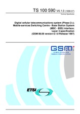 Standard ETSI TS 100590-V6.1.0 31.7.1998 preview