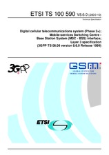 Standard ETSI TS 100590-V8.6.0 31.10.2000 preview