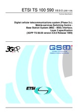 Standard ETSI TS 100590-V8.9.0 29.5.2001 preview