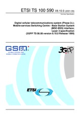 Standard ETSI TS 100590-V8.10.0 30.9.2001 preview