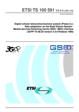 Standard ETSI TS 100591-V5.4.0 31.3.2001 preview