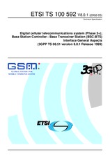 Standard ETSI TS 100592-V8.0.1 31.5.2002 preview