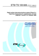 Standard ETSI TS 100606-V7.0.1 30.7.1999 preview