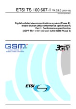 Standard ETSI TS 100607-1-V4.29.0 30.9.2001 preview