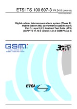 Standard ETSI TS 100607-3-V4.34.0 30.9.2001 preview