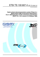 Standard ETSI TS 100607-4-V8.1.0 31.12.2002 preview