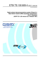 Standard ETSI TS 100609-4-V6.0.1 19.6.2002 preview