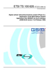 Standard ETSI TS 100626-V7.2.0 31.12.1999 preview