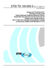 Standard ETSI TS 100659-3-V1.1.1 6.11.2001 preview