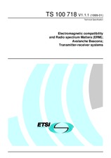 Standard ETSI TS 100718-V1.1.1 26.1.1999 preview