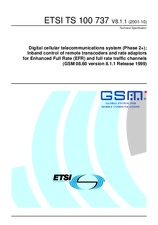 Standard ETSI TS 100737-V8.1.1 30.10.2001 preview