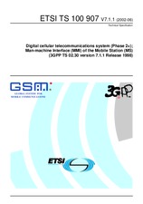 Standard ETSI TS 100907-V7.1.1 30.6.2002 preview