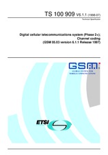WITHDRAWN ETSI TS 100909-V6.0.0 30.1.1998 preview