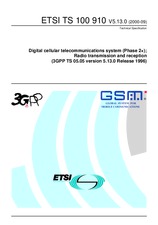 Standard ETSI TS 100910-V5.13.0 30.9.2000 preview