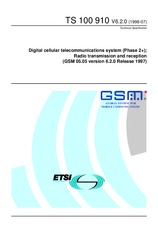 WITHDRAWN ETSI TS 100910-V6.0.0 30.1.1998 preview