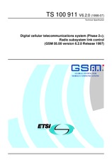 WITHDRAWN ETSI TS 100911-V6.0.0 30.1.1998 preview