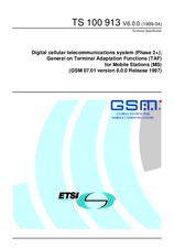 Standard ETSI TS 100913-V6.0.0 30.4.1999 preview