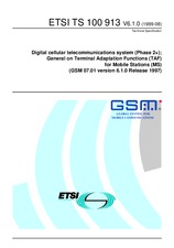 Standard ETSI TS 100913-V6.1.0 30.8.1999 preview