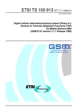 Standard ETSI TS 100913-V7.1.1 30.7.1999 preview