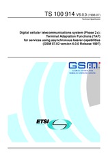 Standard ETSI TS 100914-V6.0.0 31.7.1998 preview