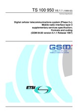 WITHDRAWN ETSI TS 100950-V6.1.0 30.7.1998 preview