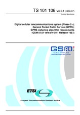WITHDRAWN ETSI TS 101106-V5.0.0 30.10.1997 preview