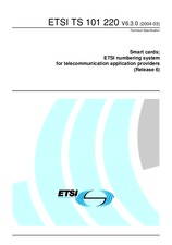 WITHDRAWN ETSI TS 101220-V3.3.0 31.7.2001 preview
