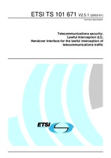 WITHDRAWN ETSI TS 101671-V2.5.0 7.11.2002 preview