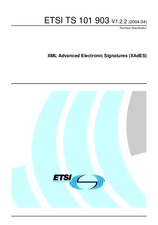 WITHDRAWN ETSI TS 101903-V1.2.1 30.3.2004 preview