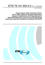 WITHDRAWN ETSI TS 101952-2-2-V1.1.1 28.3.2003 preview