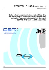 WITHDRAWN ETSI TS 101955-V8.2.0 31.3.2003 preview