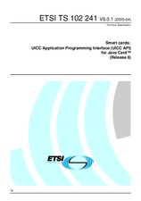 WITHDRAWN ETSI TS 102241-V6.0.0 11.6.2003 preview