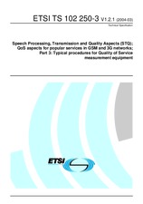 WITHDRAWN ETSI TS 102250-3-V1.1.1 17.10.2003 preview