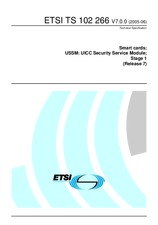 WITHDRAWN ETSI TS 102266-V7.0.0 29.6.2005 preview