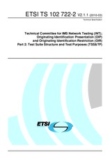 WITHDRAWN ETSI TS 102722-2-V2.1.1 4.3.2010 preview