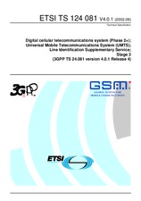 WITHDRAWN ETSI TS 124081-V4.0.0 31.3.2001 preview