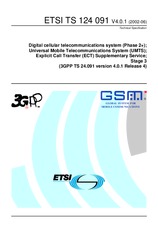 WITHDRAWN ETSI TS 124091-V4.0.0 31.3.2001 preview