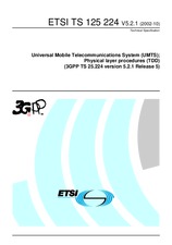 WITHDRAWN ETSI TS 125224-V5.2.0 30.9.2002 preview