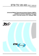 WITHDRAWN ETSI TS 125422-V3.6.0 31.12.2001 preview