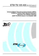 WITHDRAWN ETSI TS 125423-V3.14.0 30.9.2003 preview